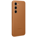 Kožna maska za Samsung S23, Camel