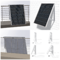 Solarni panel za balkon, 200W
