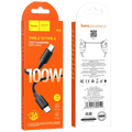 USB kabl za smartphone, type C, 100W, crna