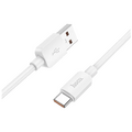 USB kabl za smartphone, USB-A to type C, 100W, bijela