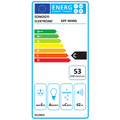 Napa CYCLONE 90 cm, protok 390 m³/h, 105W, crno staklo