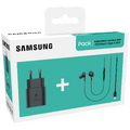 Samsung - TA800N Charger+IC100B Headphones