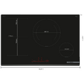 Ugradbena indukcijska ploča za kuhanje, 80 cm, Serie 6