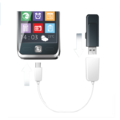 USB micro OTG kabl, dužina 16 cm, USB 2.0