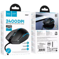 Miš optički, gaming, 2400 dpi, USB