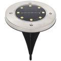 Solarna vrtna LED lampa, metal/plastika, 200 mAh