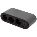 Auto razdjelnik sa USB punjačem, 3 x 12-24 V, 2 x USB