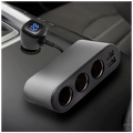 Auto razdjelnik sa USB punjačem, 3 x 12-24 V, 2 x USB