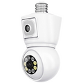 Kamera za video nadzor,dual lens,2x2Mpixel,PTZ,E27,WiFi