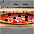 Električna peć za pizzu, 2000W, 380°C, IPX4