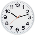 Zidni sat Home AWC300WH, staklena prednja strana, visoki kon