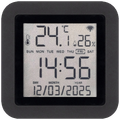 Daljinski upravljač, mjerač temperature i vlage, sat, LCD