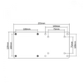 Adapter VESA za nosač za monitor, 75x75 na 100x100