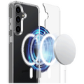 Maska za Samsung S25, MagSafe, Transparent