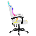 Gaming stolica, RGB, daljinski upravljač, bijela