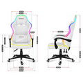 Gaming stolica, RGB, daljinski upravljač, bijela