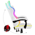 Gaming stolica, RGB, daljinski upravljač, bijela