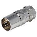 Adapter F-plug - IEC-jack 9,5 mm