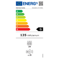 Rashladna vinska vitrina, zapremina 24 boce / 65 lit., G