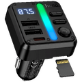 FM modulator, Bluetooth, 12V/24V, 2xUSB-A, 1xUSB-C, PD/QC