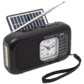 Radio prijemnik sa solarnim napajanjem, FM-AM-SW, Bluetooth