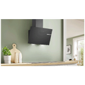 Kuhinjska napa, zidna, 60 cm, crno staklo, 220W, Serie 2