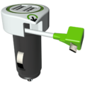 q2power - TRIPLE USB CAR CHARGER M